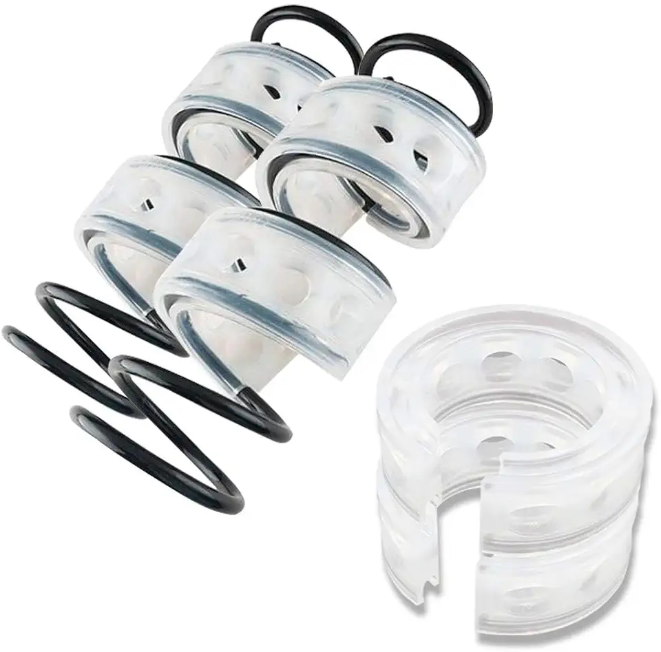 Amortecedor de mola universal para carro, amortecedor, amortecedor, amortecedor, amortecedor, redução de ruído, aumenta o conforto ao dirigir, kit tipo A+-F, serve na maioria dos SUVs Sedans