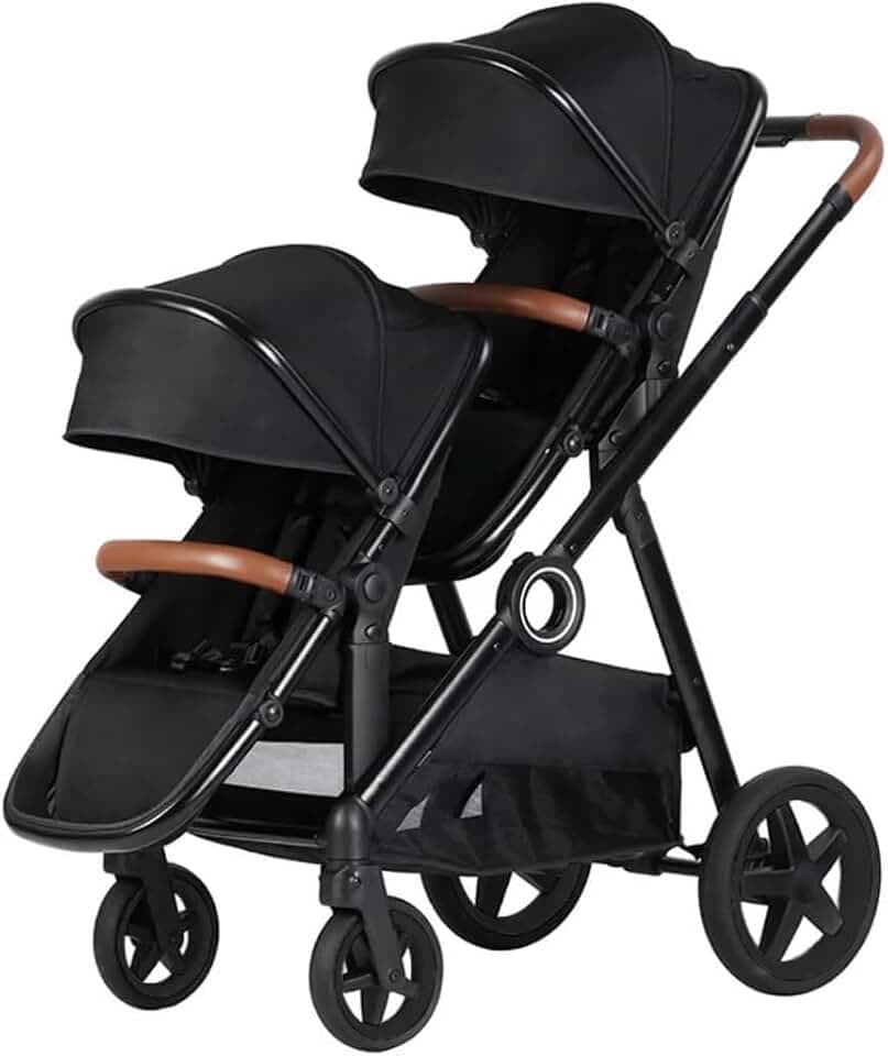 Kikka Boo - Carrinho Para Gêmeos Go 2 Black