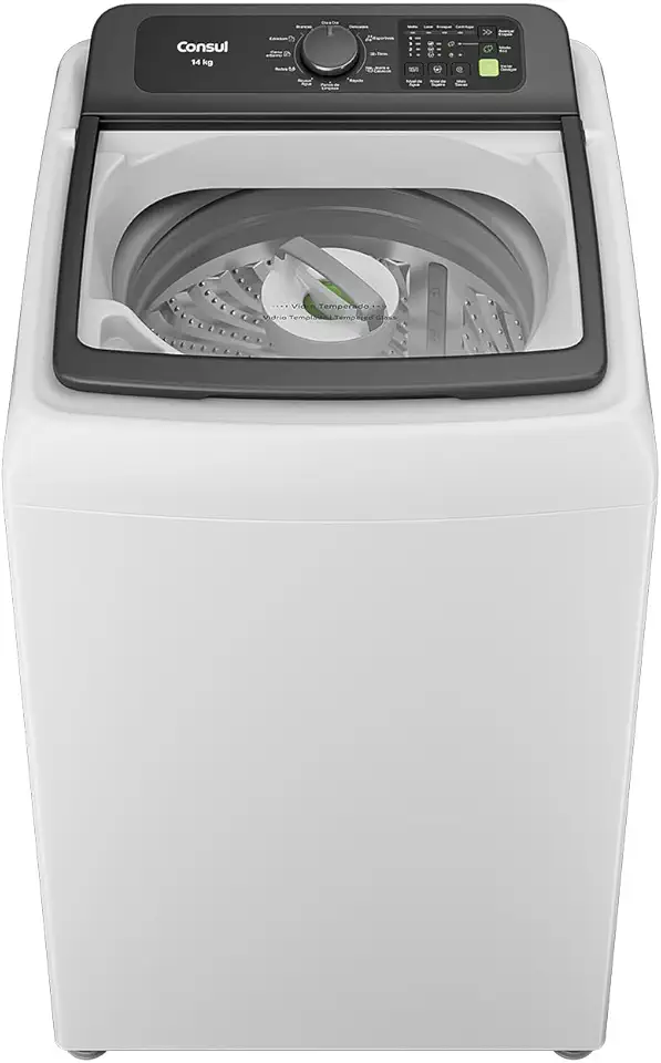 Máquina de Lavar 14kg Branca Consul com Modo Eco - CWN14AB 110v
