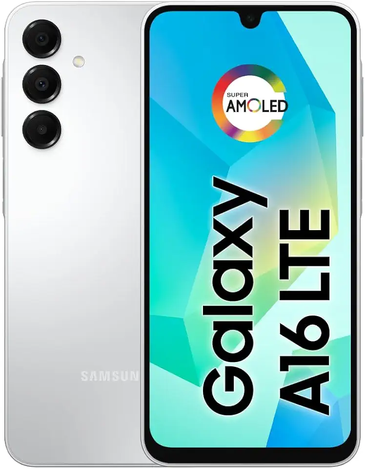 Celular Samsung Galaxy A16, 128GB + 4GB RAM, Câmera de até 50MP, Tela 6.7", NFC, IP54, Bateria 5000 mAh - Cinza