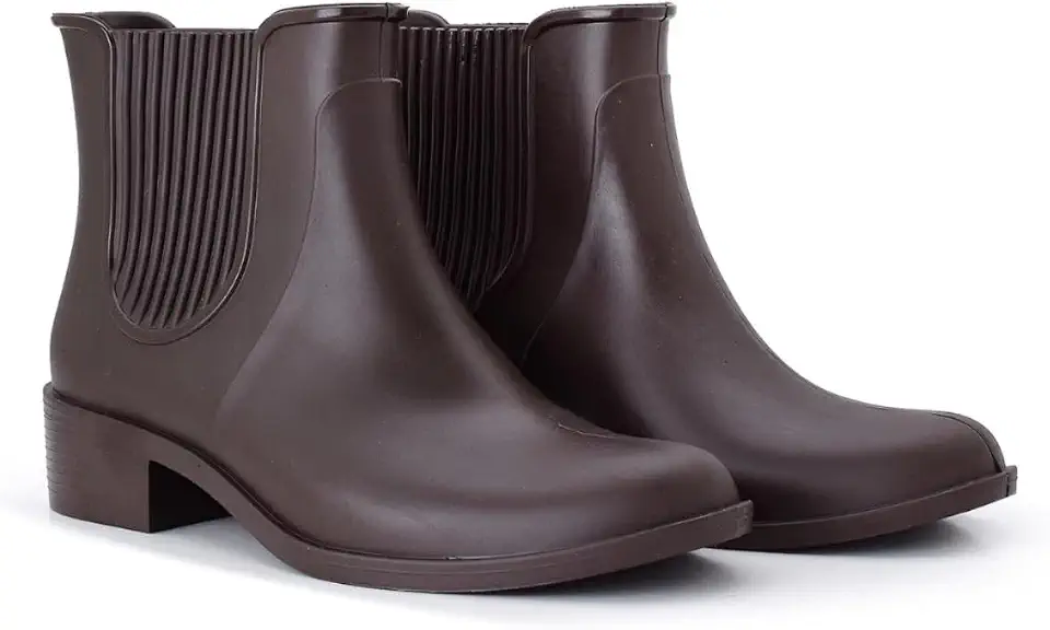 Galocha Feminina Fashion PVC Para Proteger e Elevar Seu Look no Inverno
