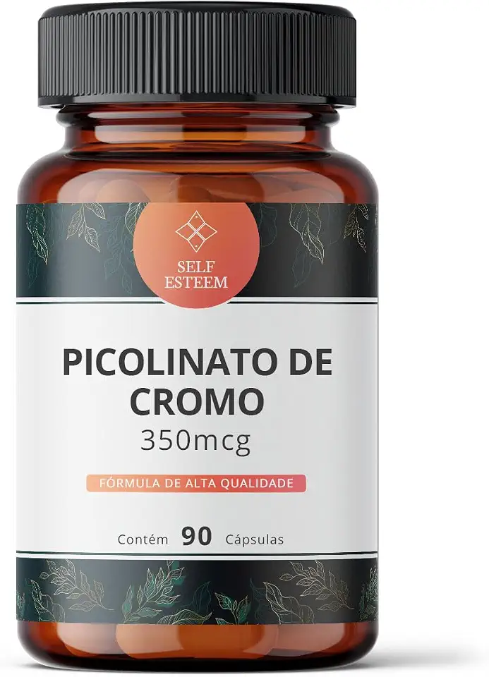 Picolinato de Cromo 350mcg 90 Cápsulas