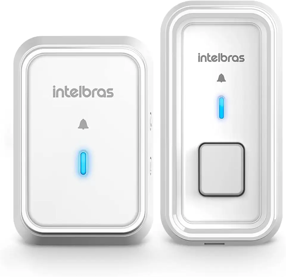 Campainha Sem Fio sem Bateria CIB 101S Branca Intelbras