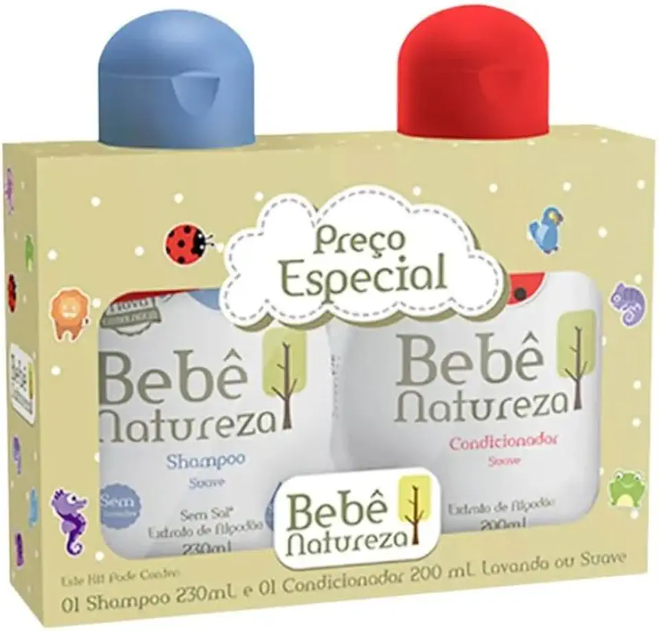 Kit Suave Extrato de Algodão Bebê Natureza