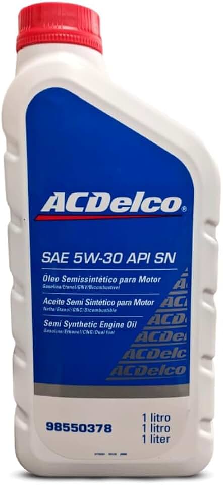 Óleo para Motor AC Delco 5W30 Semi Sintético 1 Litro