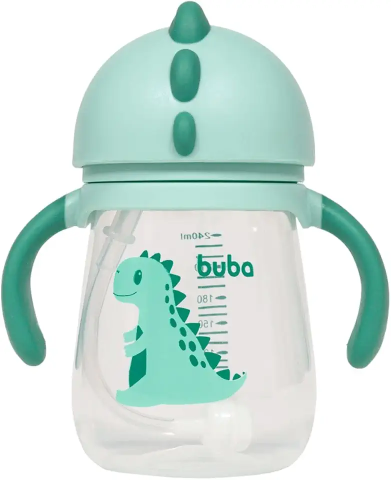 Buba Copo Dino Com Alça Azul