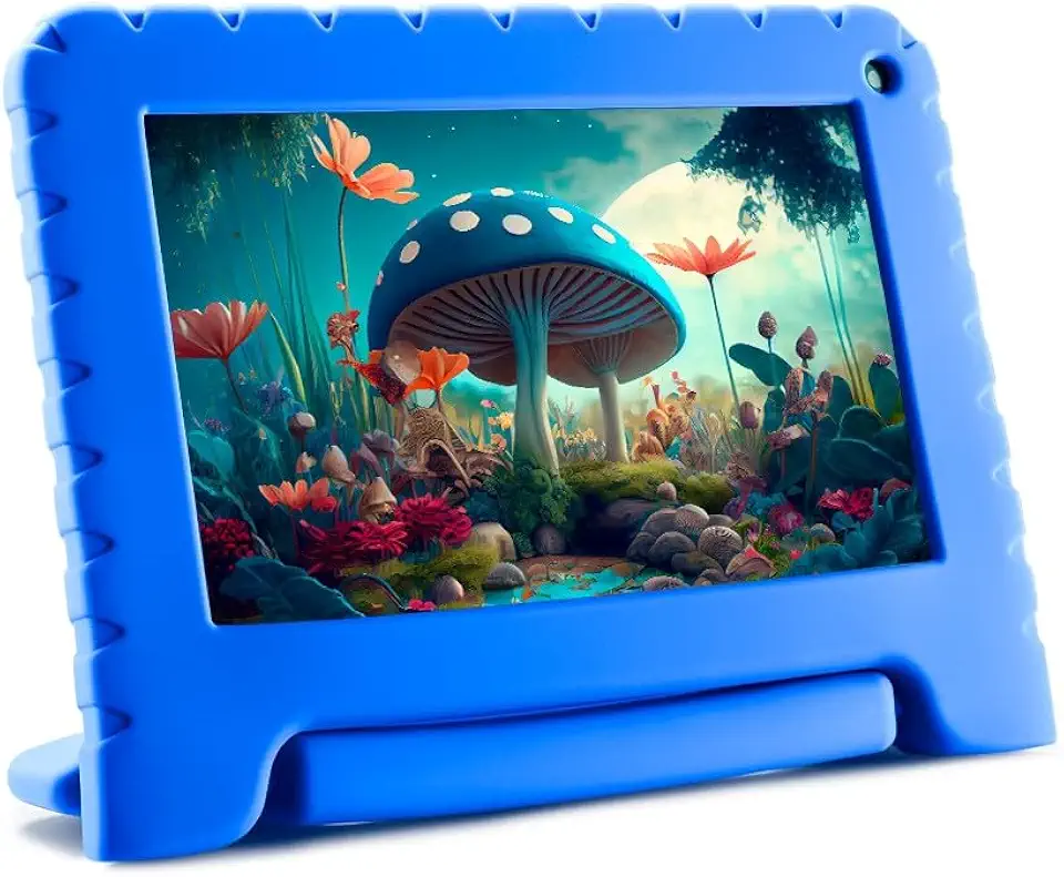 Tablet Infantil Multi Kid Pad com Controle Parental 4GB RAM + 64GB + Tela 7 pol + Case + Wi-fi + Android 13 Quad Core Azul - NB410