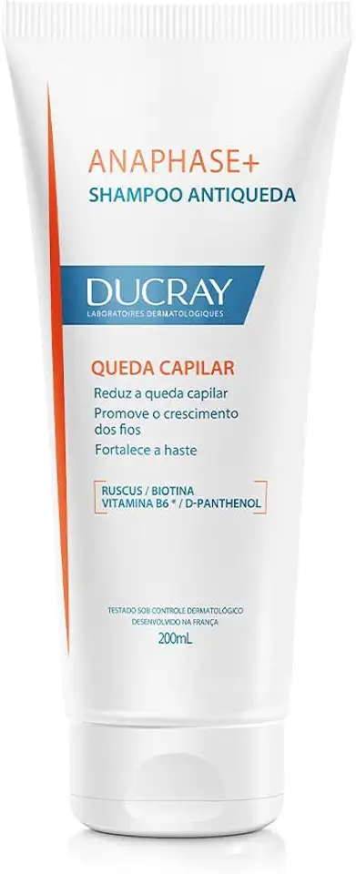 Ducray Anaphase+ Shampoo Antiqueda, Fortalece e Revitaliza os Fios, Reduz Queda em 88% em 6 Semanas, Aumenta Volume e Elasticidade, Potencializa Absorção de Minoxidil em até 6x, 400ml