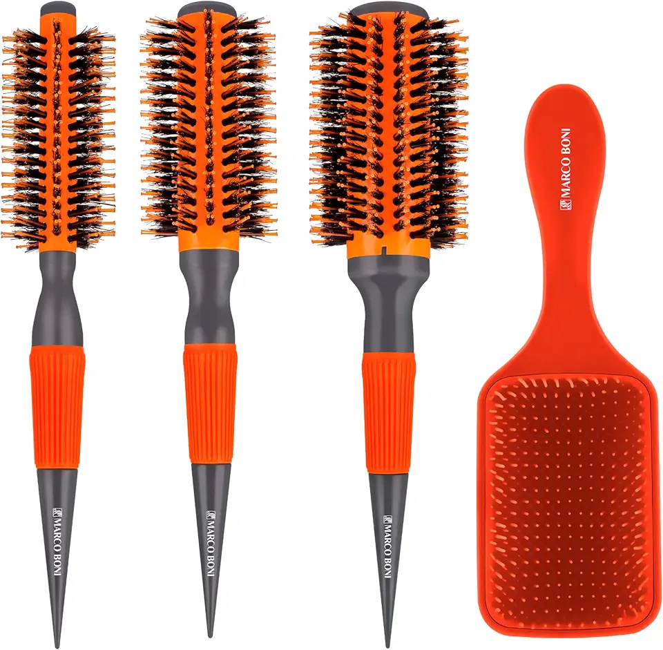 Marco Boni,Kit Profissional 3 Escovas Thermal Ceramic 1 Freee Flex,Cores Sortidas, 6212, 1 unidade