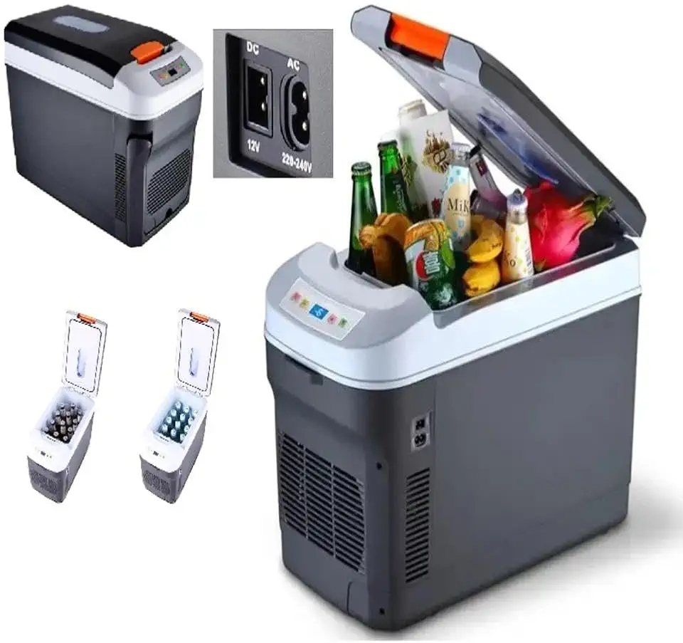 Geladeira Frigobar Portátil 25L – 12V/24V/220V Multiuso para Casa, Carro, Camping, Caminhão, Motor Home - Resfria e Aquece