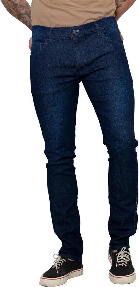 Calça Jeans Masculina Slim Fit com Elastano Premium
