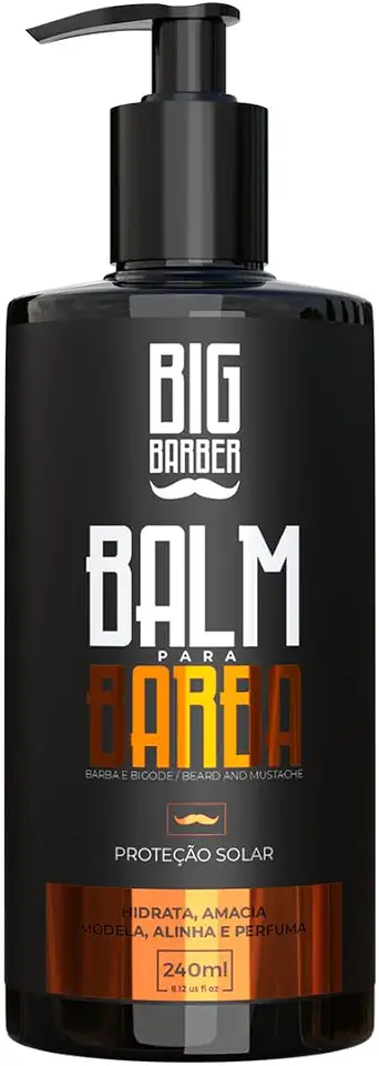 Balm Para Barba Big Barber 240ml Bancada Profissional