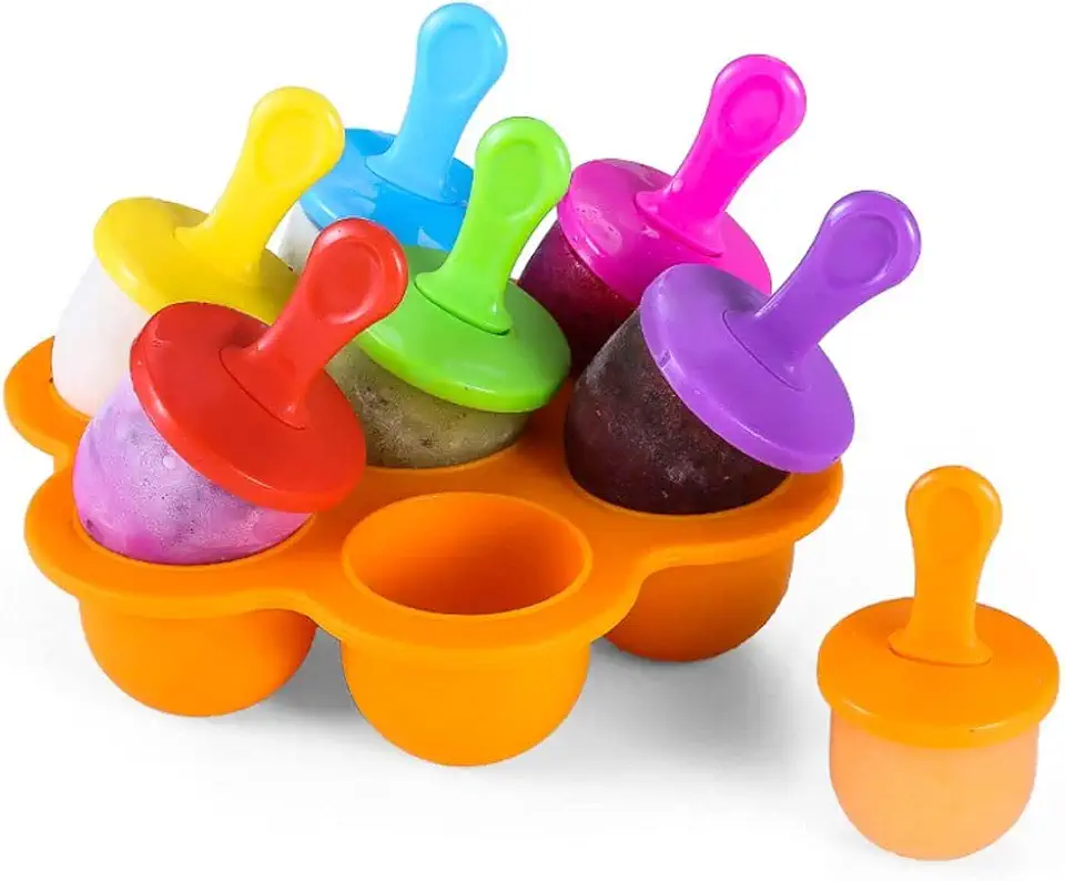 MOZCADA Forma para 7 Picolés de Silicone