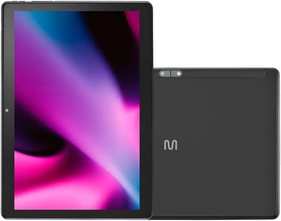 Tablet M10 Wi-Fi 10.1" 6GB RAM 128GB Dual Band com Google Kids, Capa, Fone, Bateria 6000mAh, Câmera Frontal 5MP e Principal 10MP Preto Multi - NB445