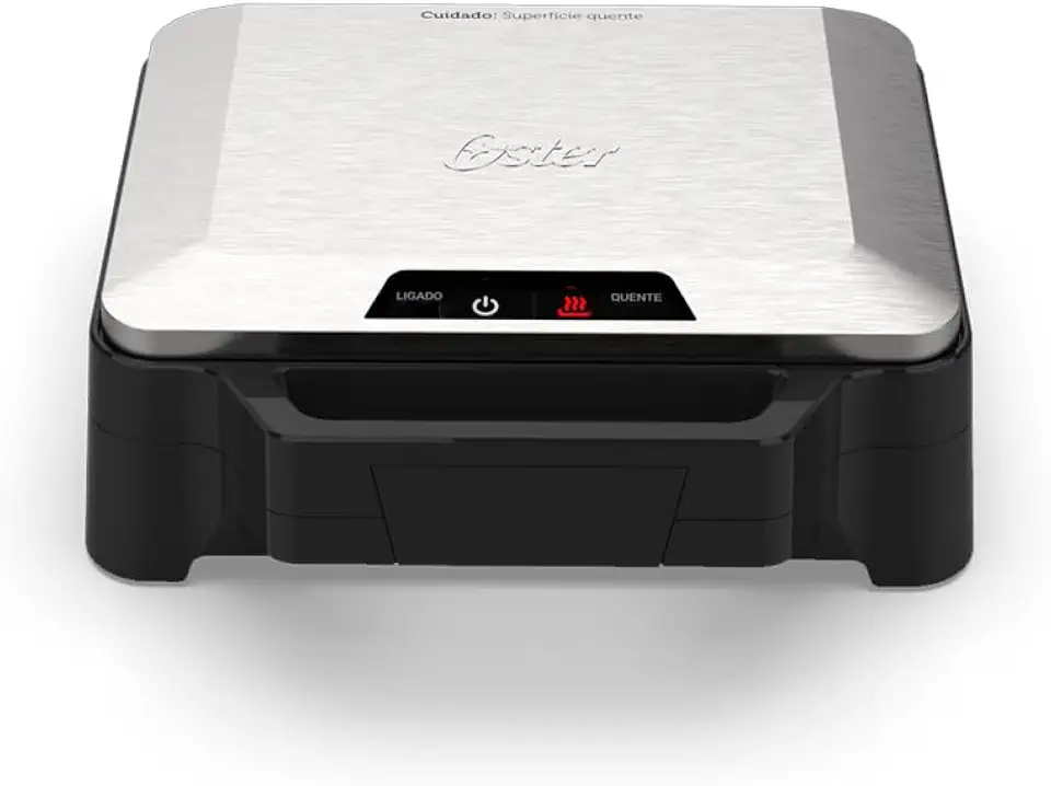 Oster Sanduicheira Elétrica Inox, 1000W, OSAN500, 127V