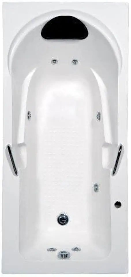 Banheira Hidromassagem Astra Capri Luxo 170cmx80cmx43cm - 01 Jato Acrílico P2 Sem Aquecedor 110V