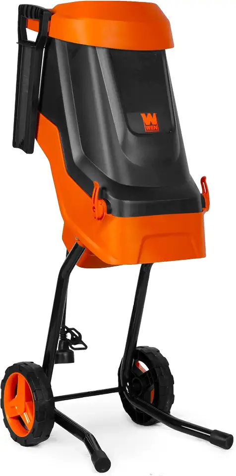 WEN Picador e triturador elétrico de madeira 41119, 15 A, preto