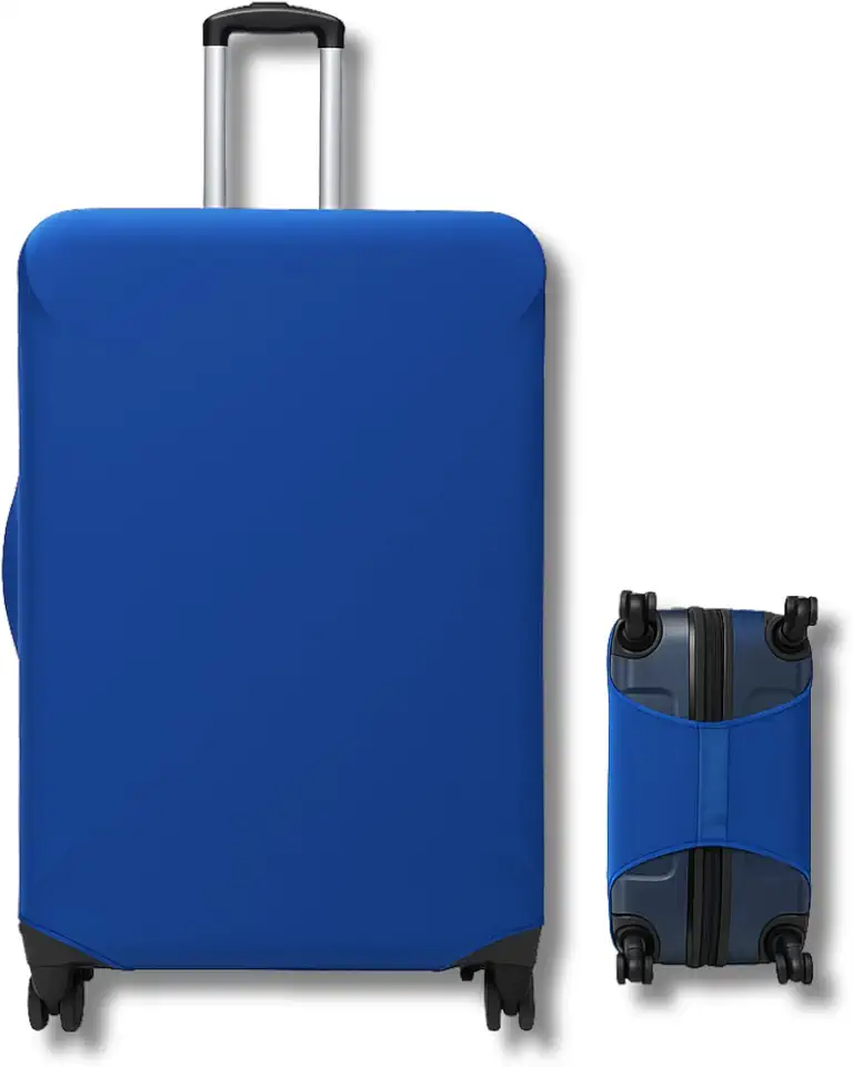 Capa Protetora para Mala de Viagem, Resistente Anti-Risco (Azul, Pequeno)