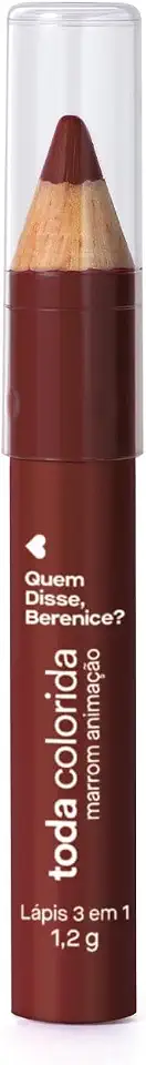 Quem Disse, Berenice? Lápis 3 Em 1 Marrom Animação 1,2g