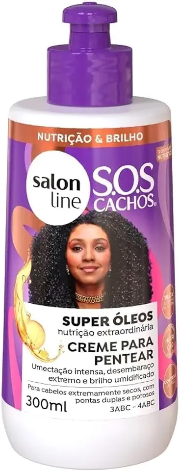 Salon Line, Defrizante Protetor Térmico, Meu Liso Extremo, Vegano - Para Cabelos Lisos Naturais, Alisados e Relaxados, 200ml