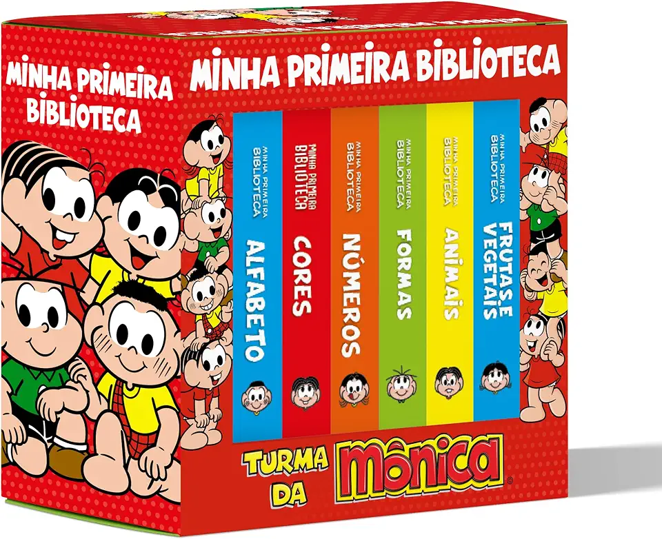 Box - Turma da Mônica Coleção Minha Primeira Biblioteca