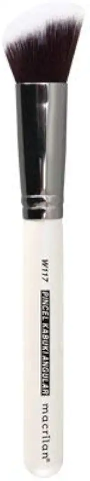 Pincel profissional kabuki angular - Linha W - W117, Macrilan