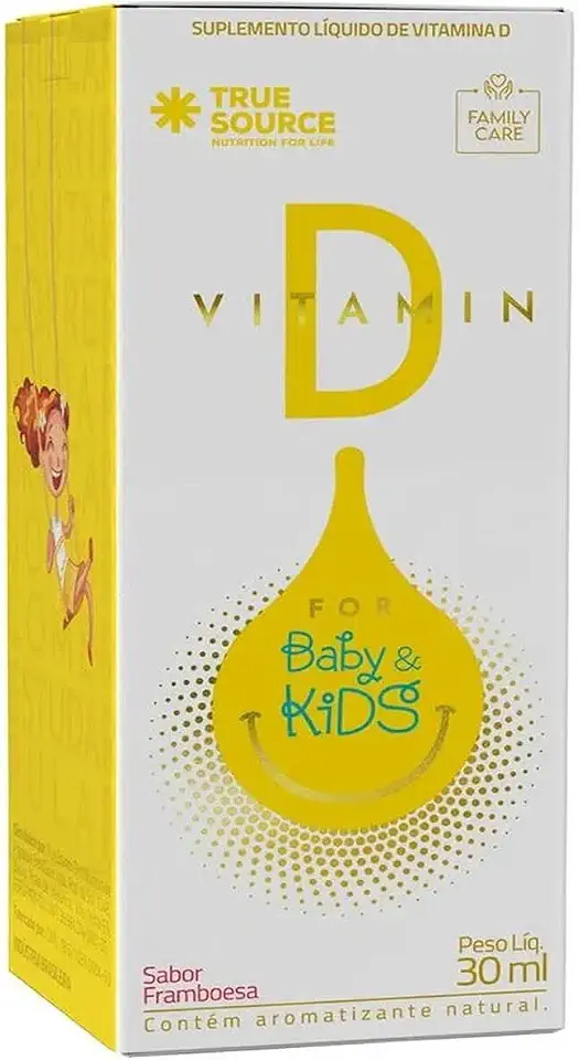 Vitamin D For Baby e Kids (30ml), Framboesa