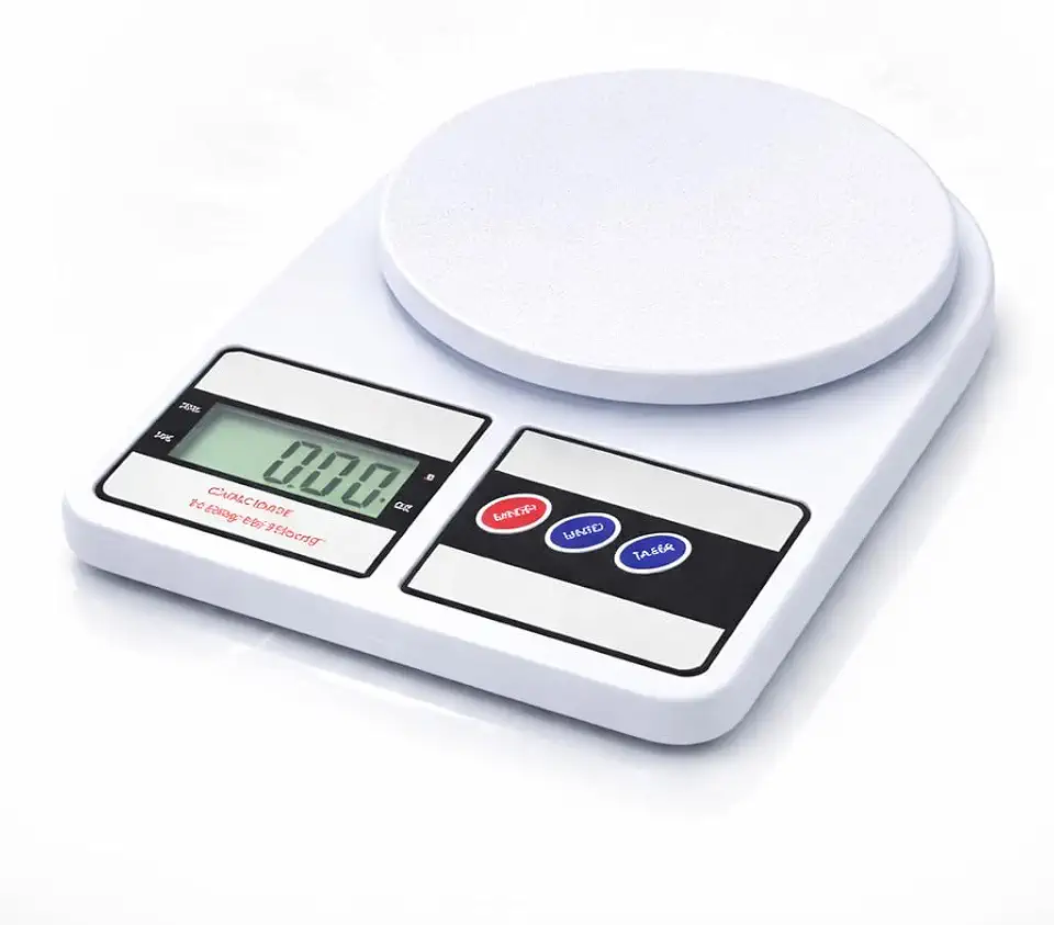 Balança Digital Cozinha 10kg Alta Precisão Profissional LCD Tara Base Antiderrapante Resistente Água Dieta Marmita Receitas Confeitaria Fitness Compacta Portátil Baixo Consumo AAA Digital Precisão