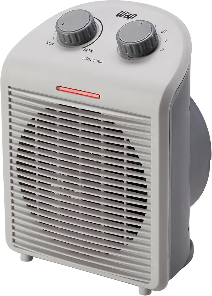 WAP Aquecedor de Ar Elétrico Portátil AIR HEAT, 3 em 1, com Ventilador e Triplo Sistema de Segurança, 1500W 127V