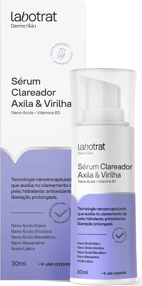 Labotrat Serum Clareador De Pele Clareia Manchas Virilha E Axila Renovação Celular Tecnologia Nanoencapsulada Antioxidante 30Ml