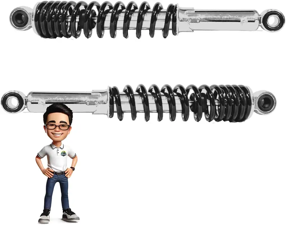 Amortecedor Traseiro Biz 125 Preto (par)