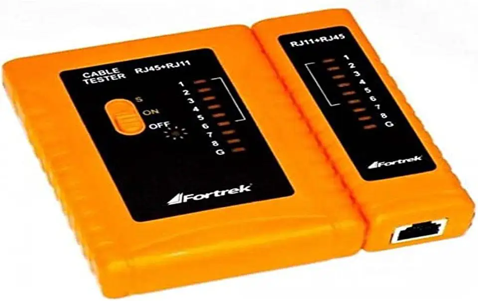 Testador de Cabos Lan RJ-11 e RJ-45 TCF101 Fortrek