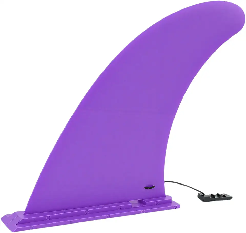 Quilha de Prancha de Surf, 9 Polegadas, Removível, Fácil de Encaixar, Em Nylon, para Substituição Em Pranchas de Stand Up Paddle (SUP) e longboards.