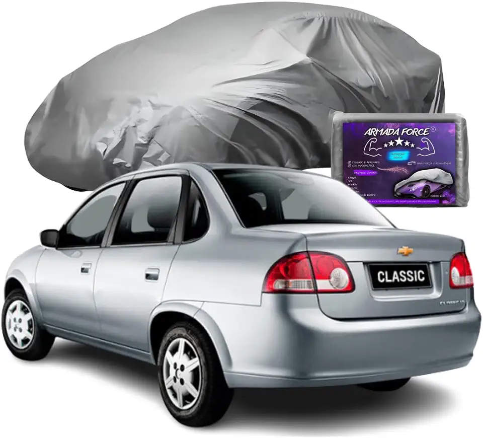 Capa Para Carro Corsa Classic Sedan Impermeável com Forro Central