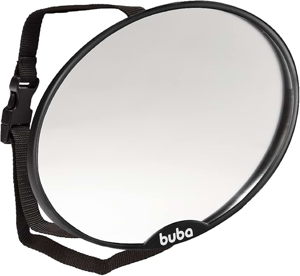 BUBA Espelho Retrovisor Para Banco Traseiro, Preto