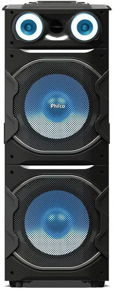 Caixa de Som Amplificada 2600W Philco PCX26000 Flash Light