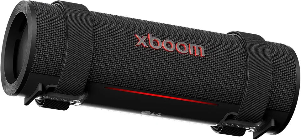 Caixa de Som LG XBOOM Grab, Bateria recarregável, IP67, até 20h de reprodução, luzes multicolor e resistência militar