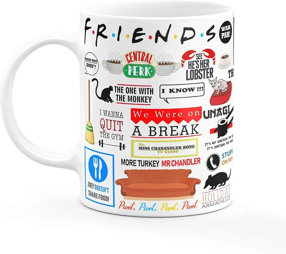 Caneca Icons Moments - Friends - Branca