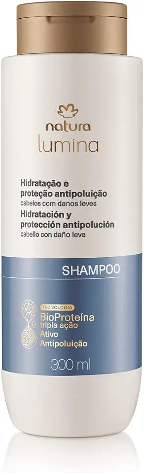 NATURA LUMINA SHAMPOO HIDRATAÇÃO E ANTIPOLUIÇÃO 300ml