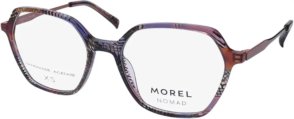Nomad 40202n Armação de óculos/óculos feitos à mão materiais acetato coleção de luxo estilo grande