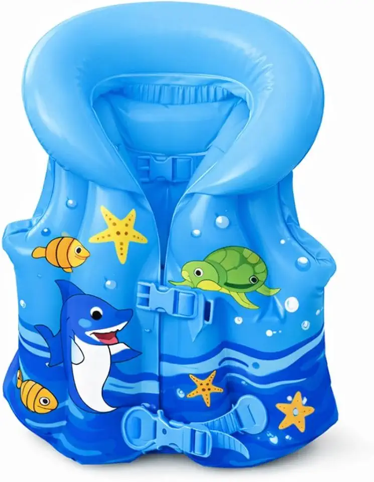 Bóia Infantil Colete Ajustável Inflável