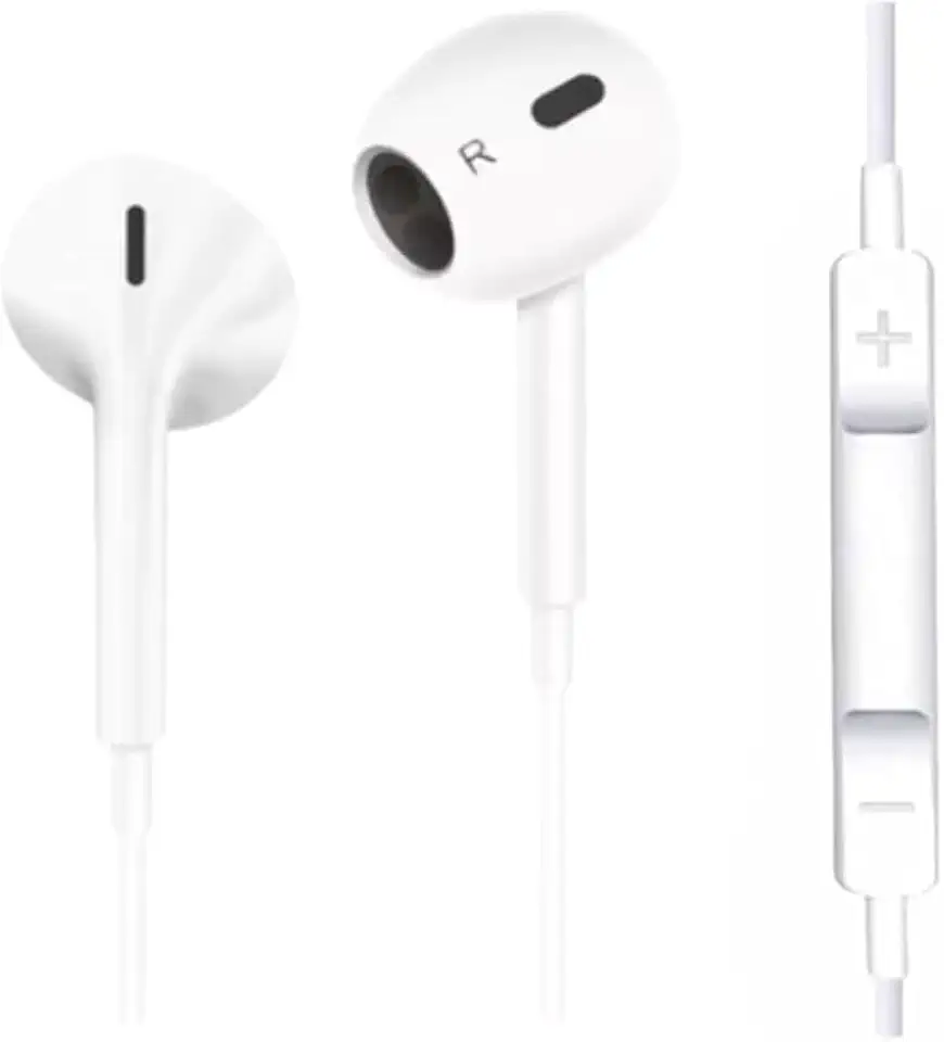 Fone de Ouvido com Fio Premium, Modelo 3ª Geração – Compatível com Lightning, iOS, iPhone 5, 6, 7, 8, X, 11, 12, 13 e 14.