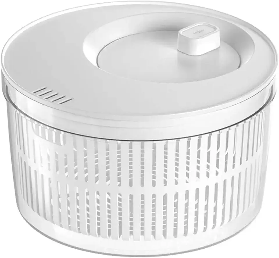 Ou Secador de Saladas 5,5L Branco Linha Clear Fresh