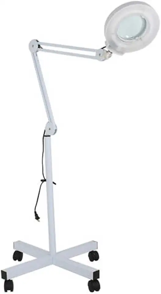 Lupa Estetica Tripe Rodinhas Luminaria De Led Articulavel 220v Dentista (BSL-LUPA-1)
