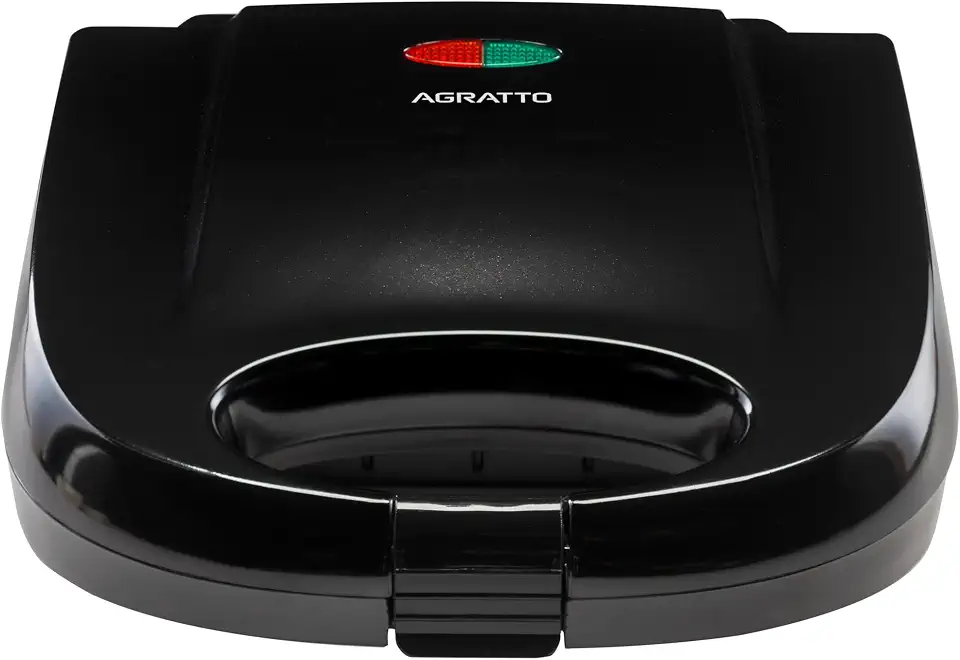 Maquina de Waffle Aroma AWAF01I-01 Preta 750W Agratto