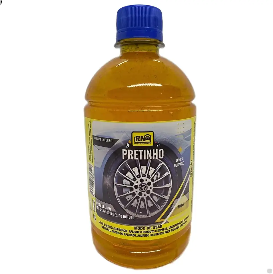 Pneu Pretinho Automotivo Baba De Onça Baba De Camelo 500ml Marrom-claro
