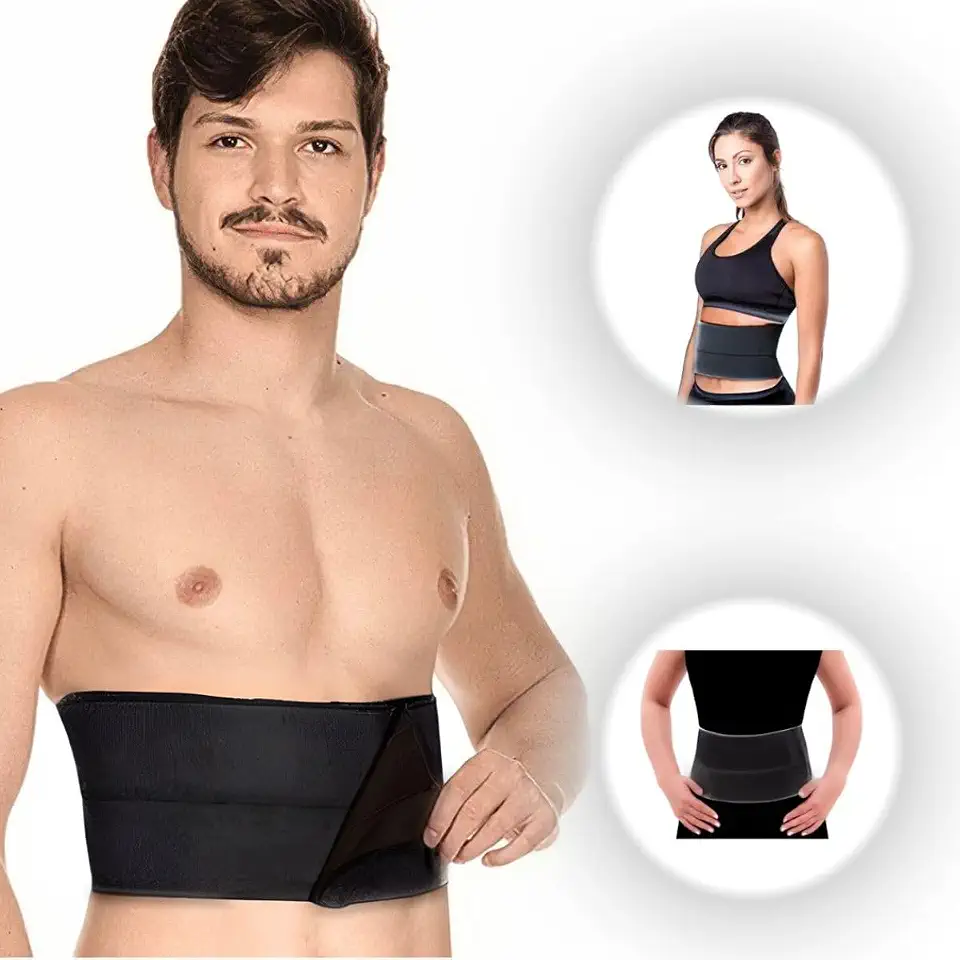 Cinta Faixa para hérnia umbilical Resistente Compressiva (P/M)
