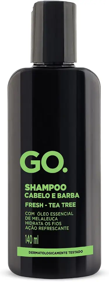 GO. Man Go Shampoo Para Barba Tea Tree 140Ml Gocqo