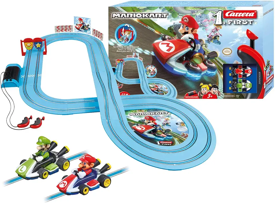 PISTA ELETRICA NINTENDO MARIO KART 2,9 METROS 1/50