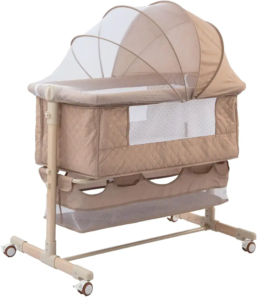 Berço Portátil Bebê Acoplado Co-Bed Connect Maxi baby (Bege)